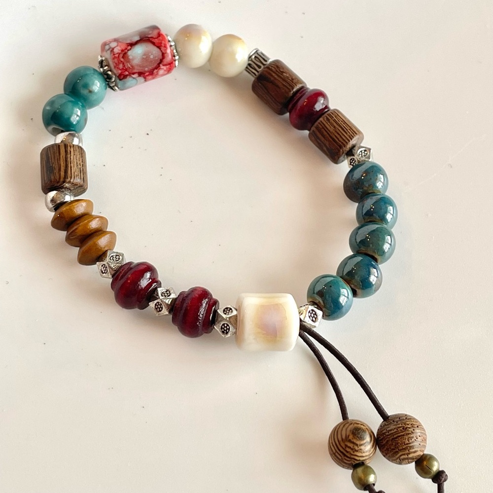 Handcrafted Multicolor Beaded Bracelet